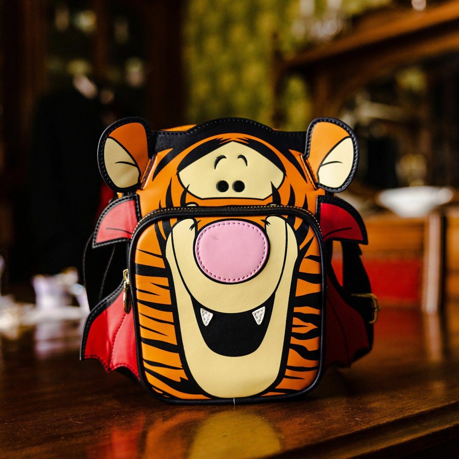 Handbags & Wallets * | Winnie The Pooh Tigger Vampire Cosplay Passport Bag Loungefly Best Quality