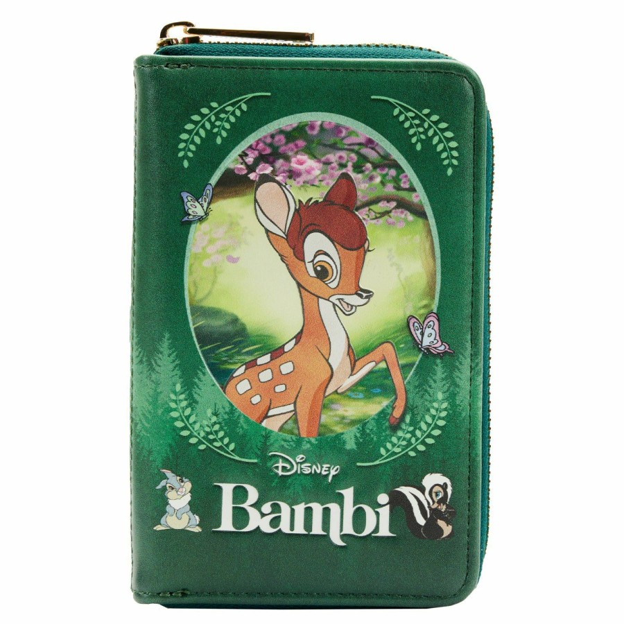 Handbags & Wallets * | Bambi Book Zip Around Wallet Loungefly Best Price