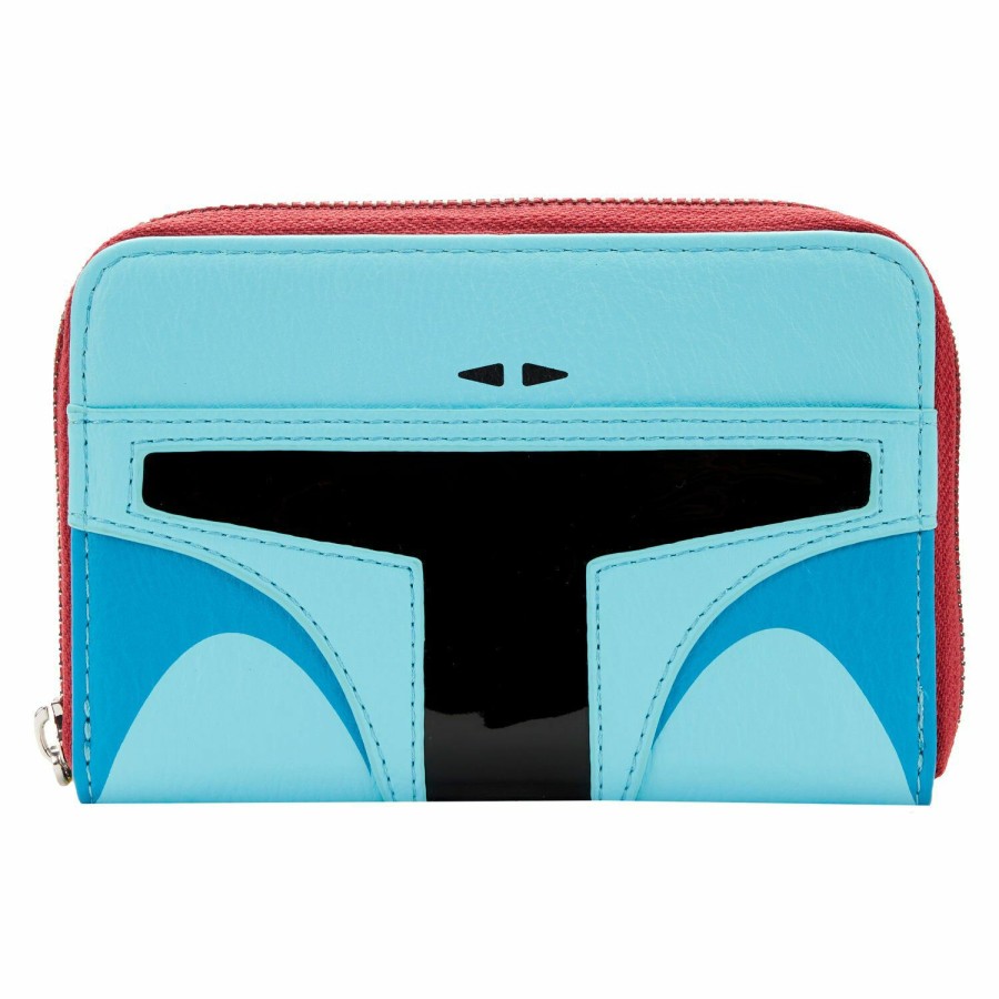 Handbags & Wallets * | Nycc Exclusive Star Wars : Droids Boba Fett Zip Around Wallet Loungefly Online Store