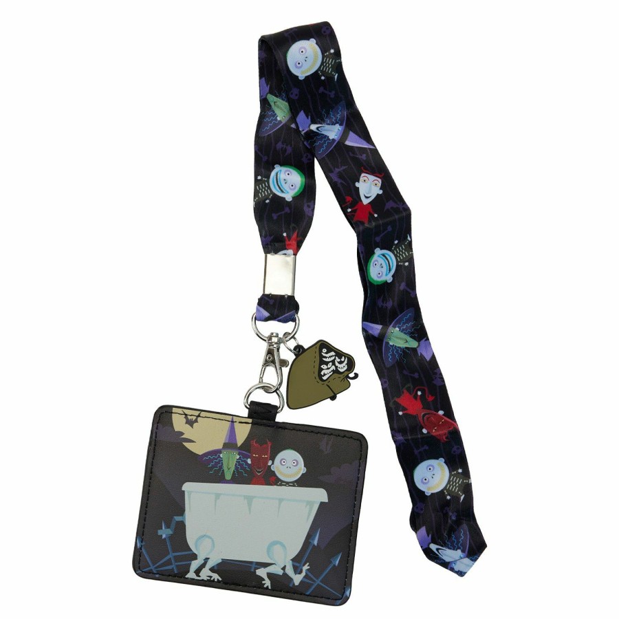 Small Accessories * | The Nightmare Before Christmas Lock, Shock, & Barrel Lanyard With Card Holder Loungefly Low Price