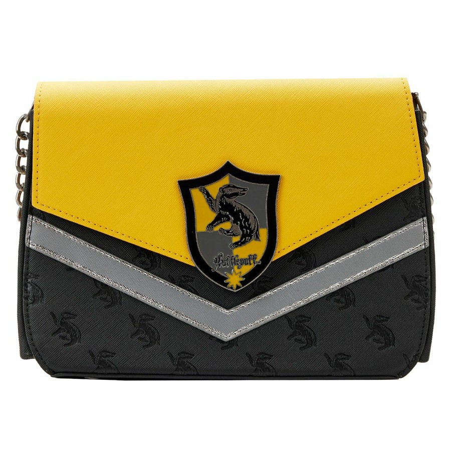 Handbags & Wallets * | Harry Potter Hufflepuff Crossbody Bag Loungefly Clearance Sale