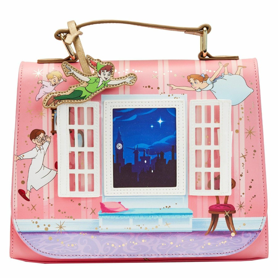 Handbags & Wallets * | Peter Pan 70Th Anniversary You Can Fly Crossbody Bag Loungefly New Arrivals