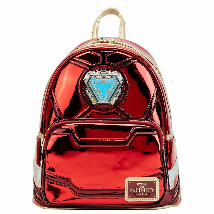 Handbags & Wallets * | Iron Man 15Th Anniversary Cosplay Mini Backpack Loungefly Cheaper