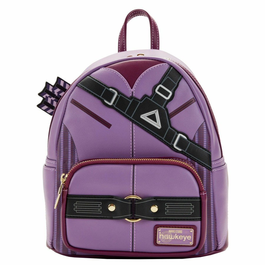 Handbags & Wallets * | Exclusive Hawkeye Kate Bishop Cosplay Mini Backpack Loungefly Discount Online