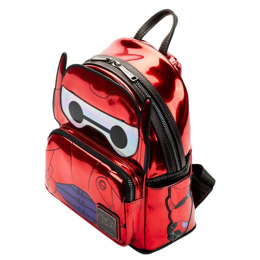 Handbags & Wallets * | D23 Exclusive Funko Pop! By Loungefly Big Hero Six Baymax Battle Mode Cosplay Mini Backpack Loungefly Free Delivery