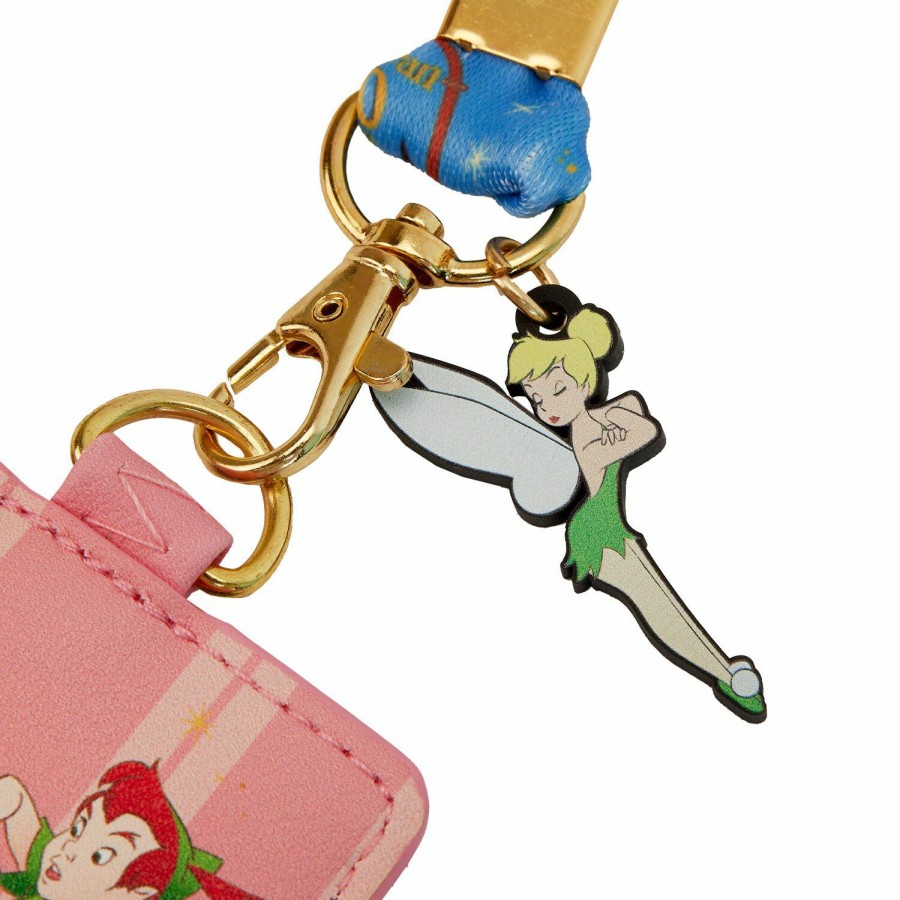 Small Accessories * | Peter Pan 70Th Anniversary You Can Fly Lanyard With Card Holder Loungefly Top Sell