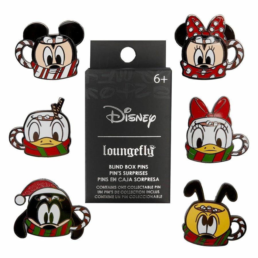 Accessories * | Mickey & Friends Hot Cocoa Blind Box Pins Loungefly Hot Sell