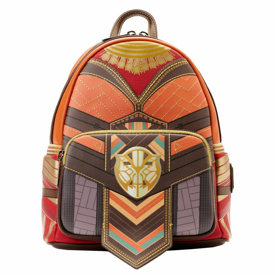 Handbags & Wallets * | Black Panther Okoye Cosplay Mini Backpack Loungefly Outlet