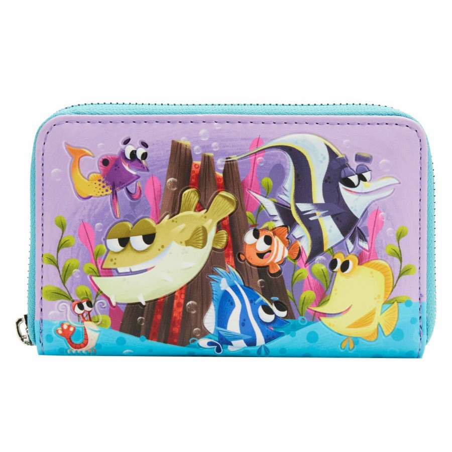 Handbags & Wallets * | Finding Nemo Fish Tank Zip Around Wallet Loungefly New Arrivals