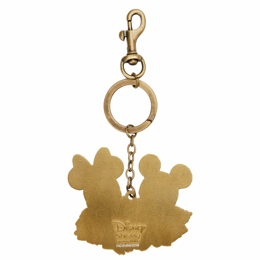 Small Accessories * | Exclusive Disney Fall Minnie Mouse Enamel Keychain Loungefly Discount Sale