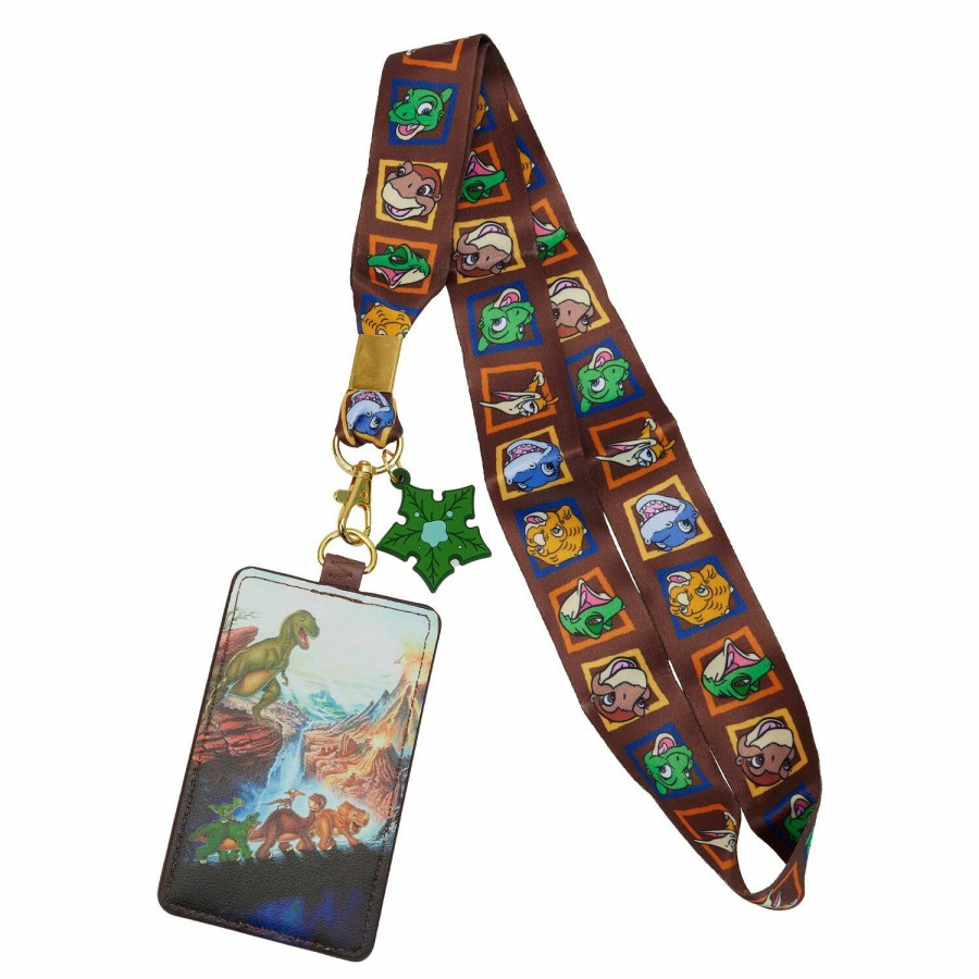 Small Accessories * | The Land Before Time Lanyard With Card Holder Loungefly Discount Sale