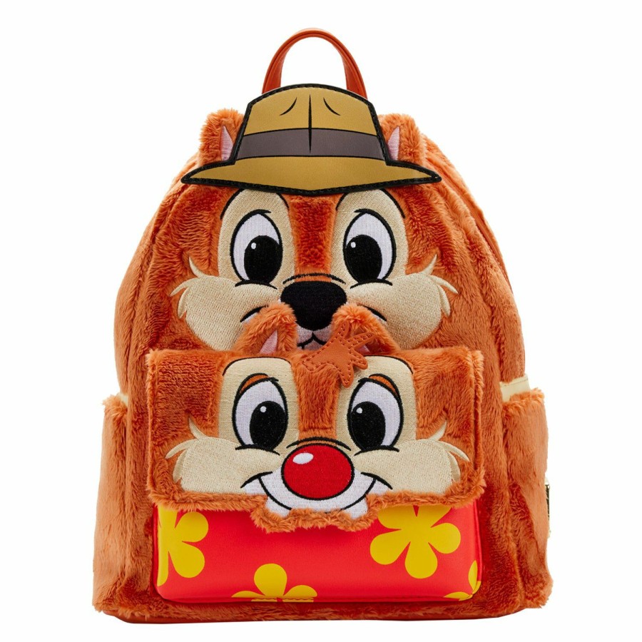 Handbags & Wallets * | Exclusive Chip And Dale Double Cosplay Mini Backpack Loungefly Fire Sale