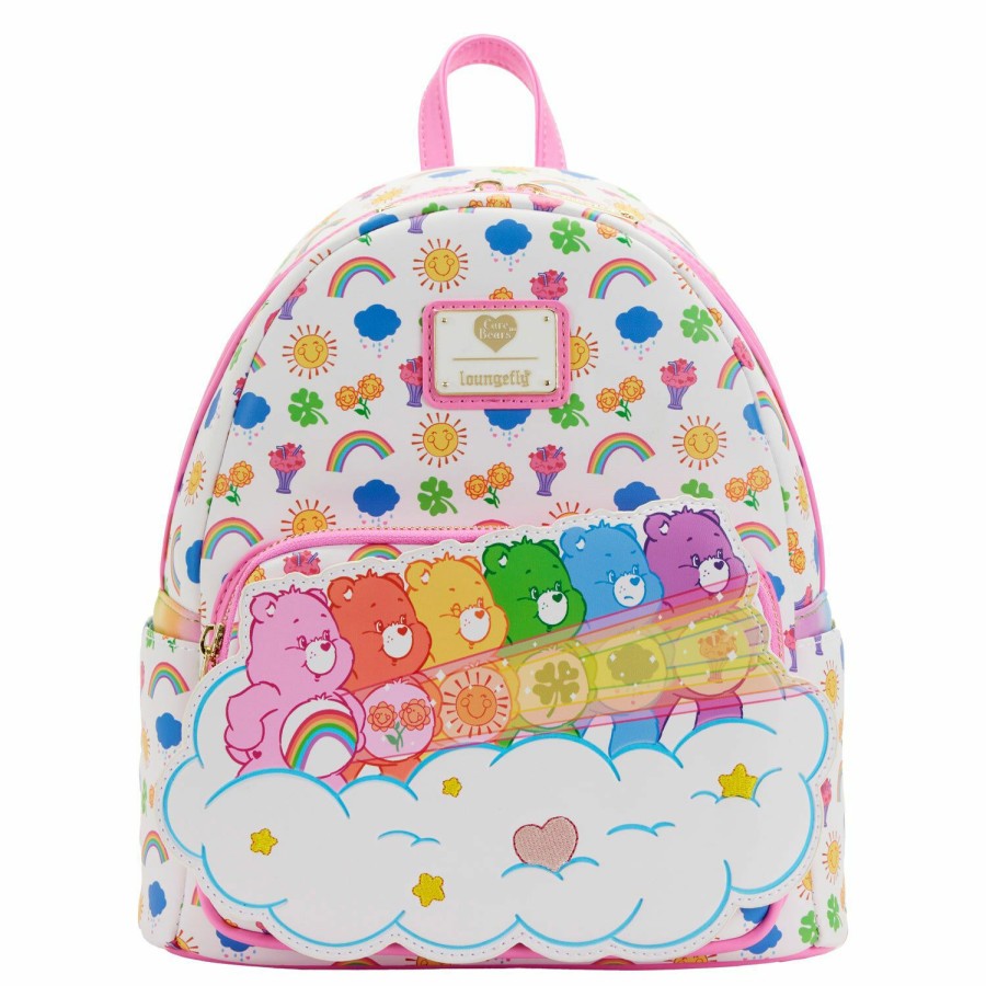 Handbags & Wallets * | Care Bears Stare Mini Backpack Loungefly Closeout Sale