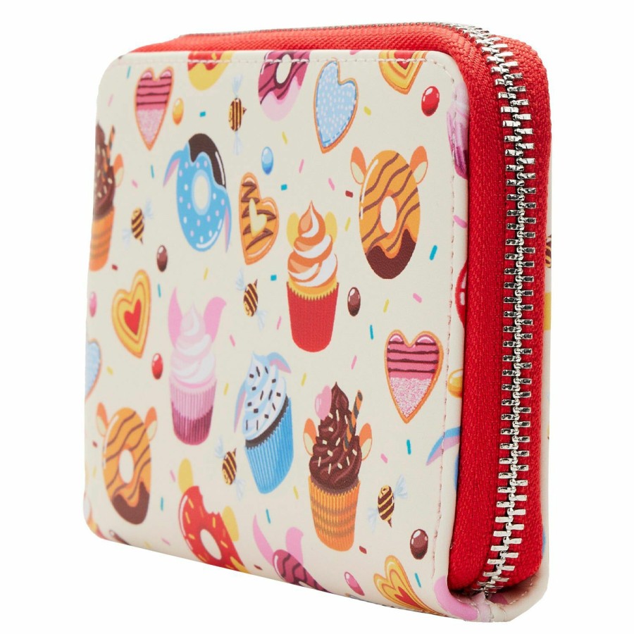 Handbags & Wallets * | Winnie The Pooh Sweets Zip Around Wallet Loungefly Quality Guarantee