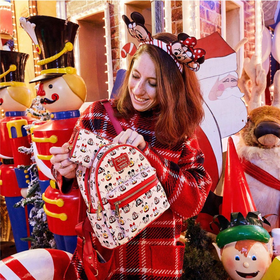 Handbags & Wallets * | Disney Hot Cocoa Mini Backpack & Ear Headband Loungefly Featured