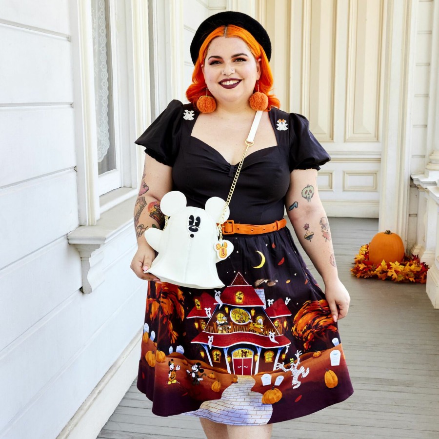 Stitch Shoppe * | Stitch Shoppe Disney Haunted House Allison Dress Loungefly Featured