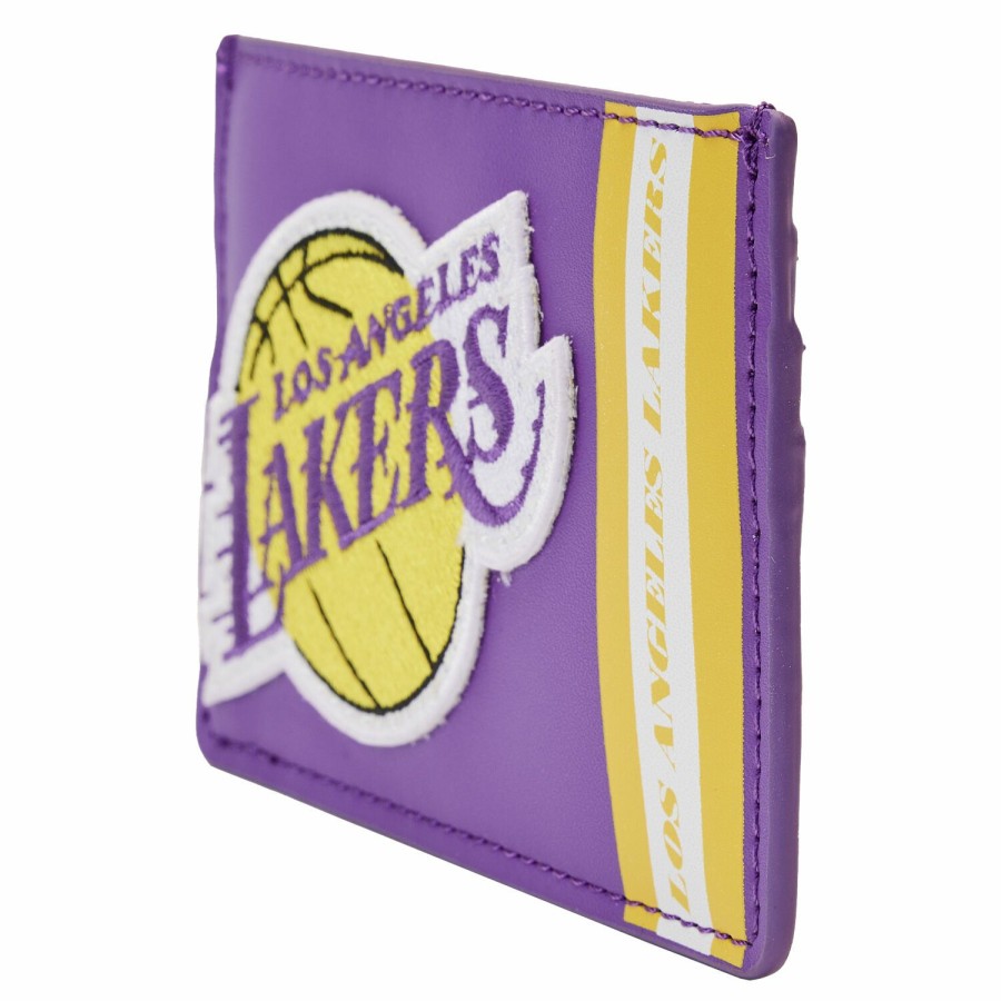 Small Accessories * | Nba Los Angeles Lakers Patch Icons Card Holder Loungefly Discounts