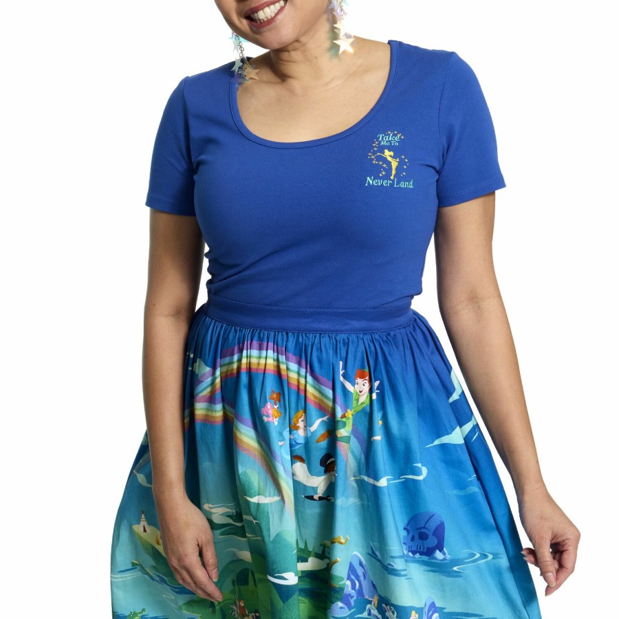 Stitch Shoppe * | Stitch Shoppe Peter Pan Tinker Bell Kelly Top Loungefly Tendy Style