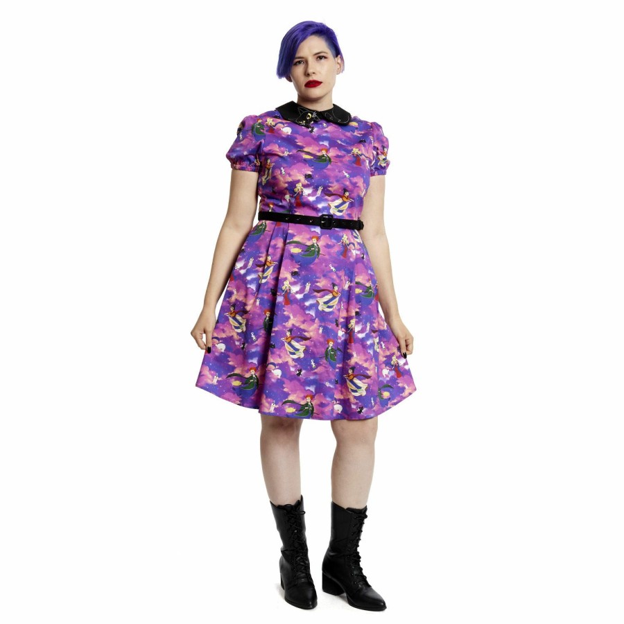 Stitch Shoppe * | Stitch Shoppe Hocus Pocus Sunset Sanderson Sisters Natasha Dress Loungefly Hot Sale