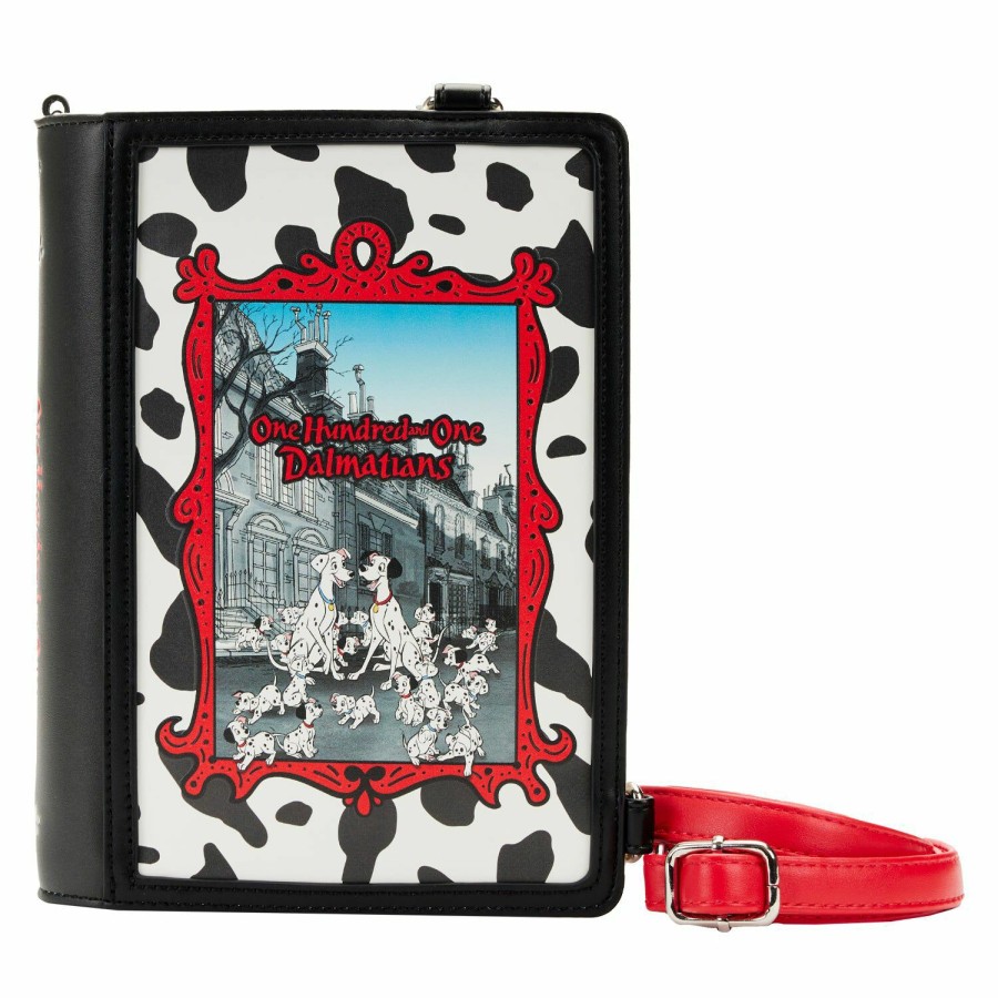 Handbags & Wallets * | 101 Dalmatians Book Convertible Crossbody Bag Loungefly Crazy Deals