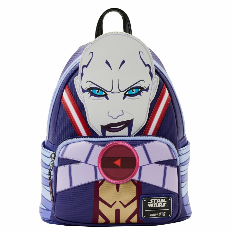 Handbags & Wallets * | Nycc Exclusive Asajj Ventress Mini Backpack Loungefly Quick Delivery