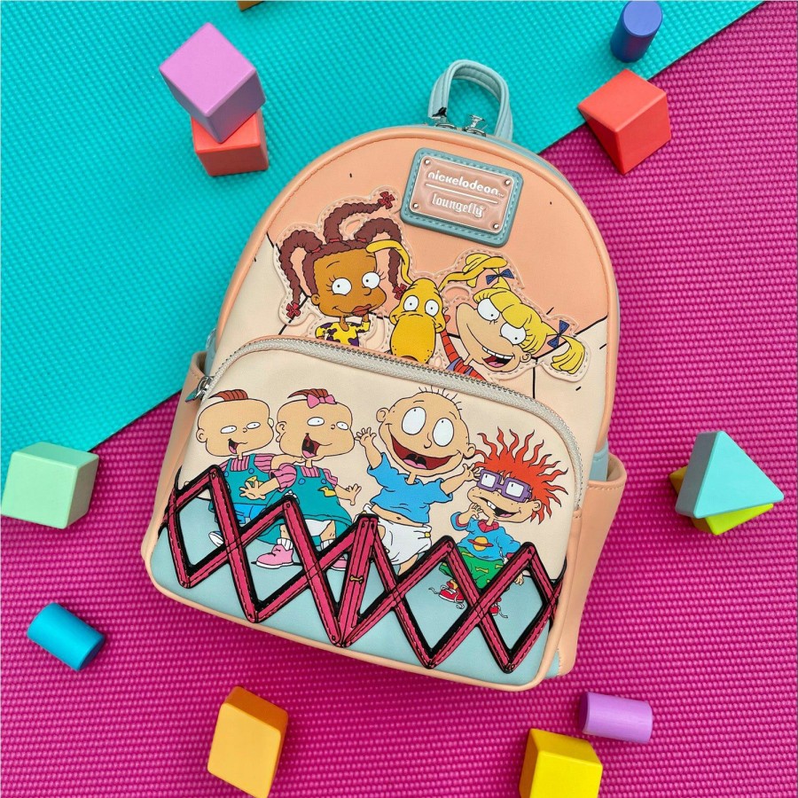 Handbags & Wallets * | Rugrats 30Th Anniversary Mini Backpack Loungefly Crazy Deals